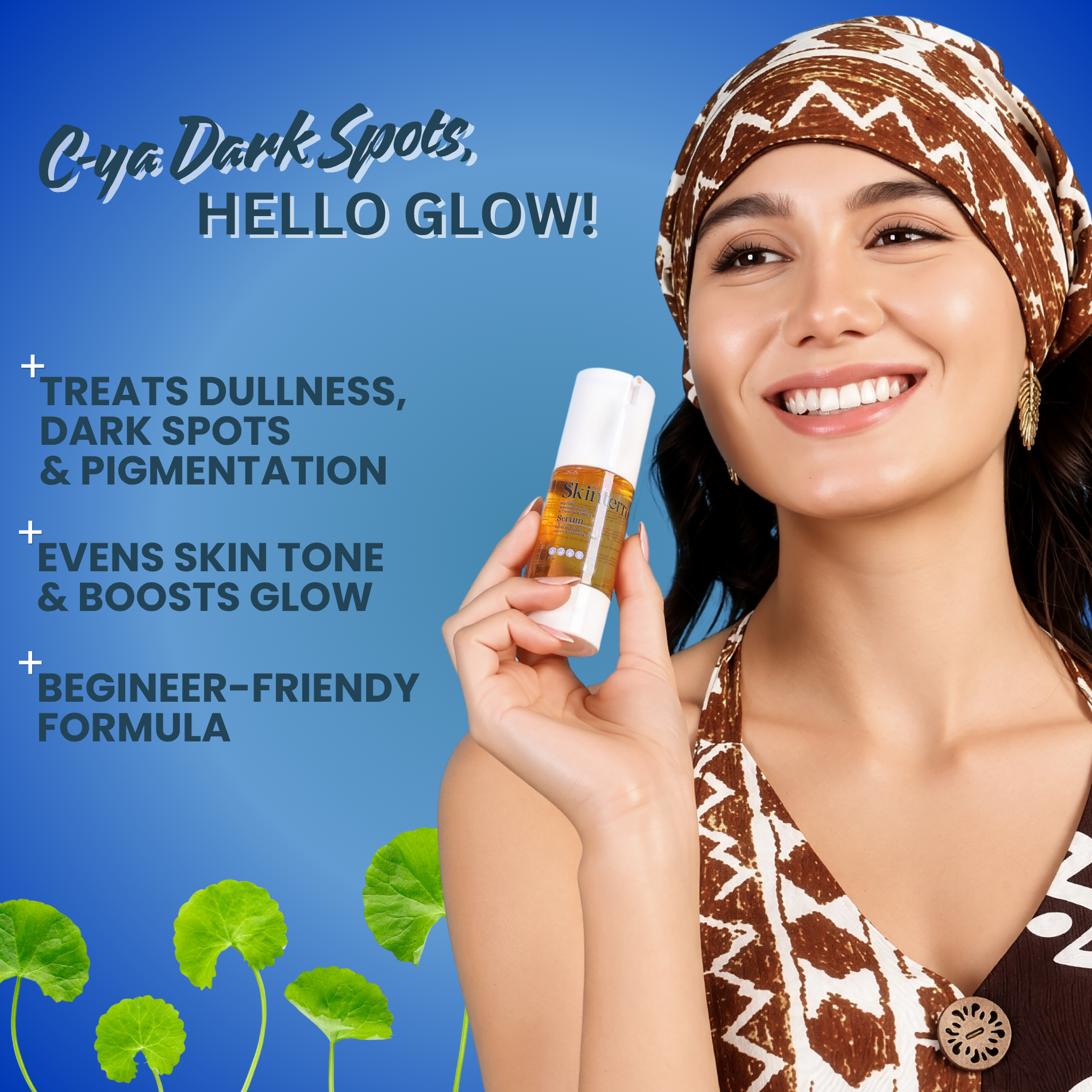 Serum, Toner & Sunscreen Trio Combo