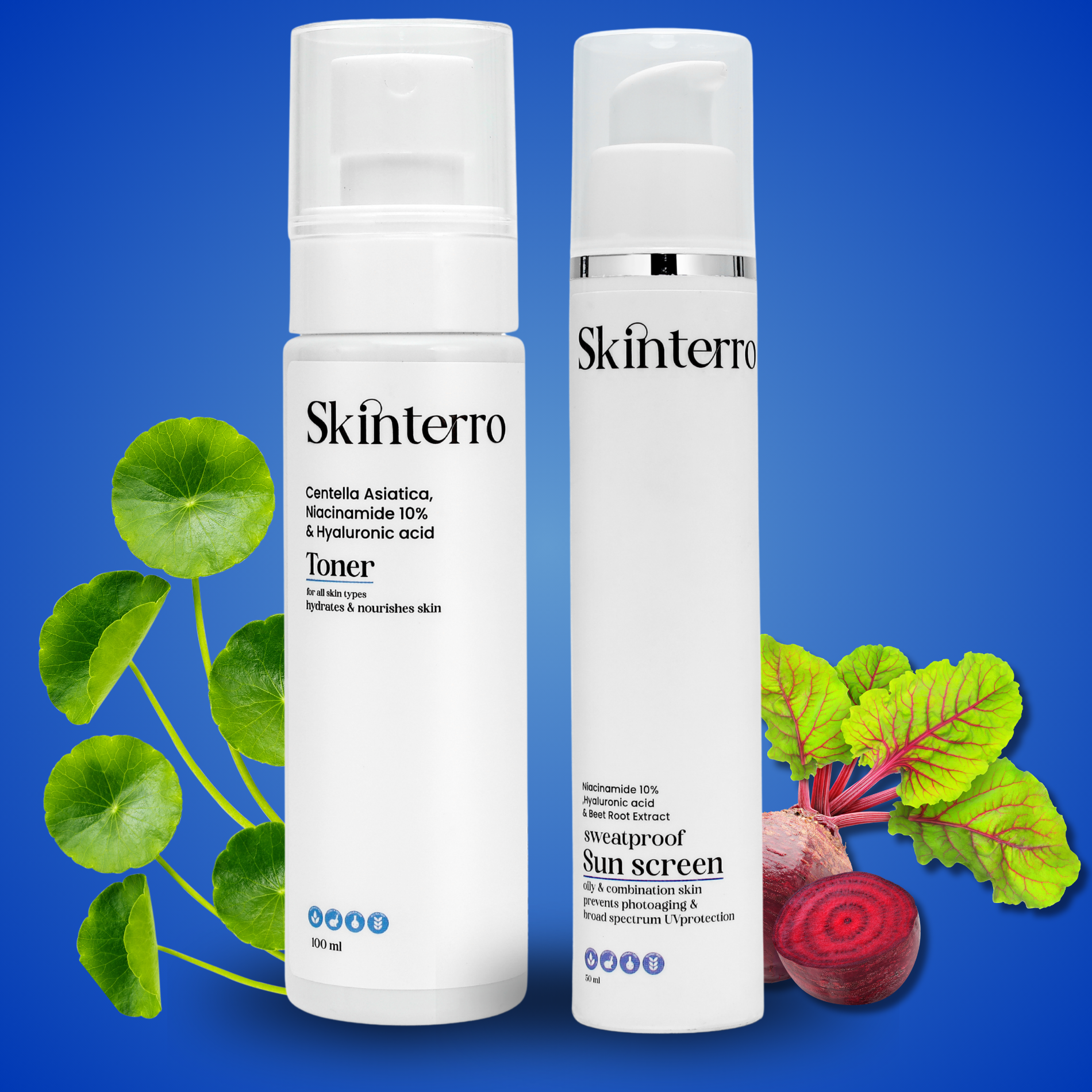 Toner + Sunscreen Duo Combo