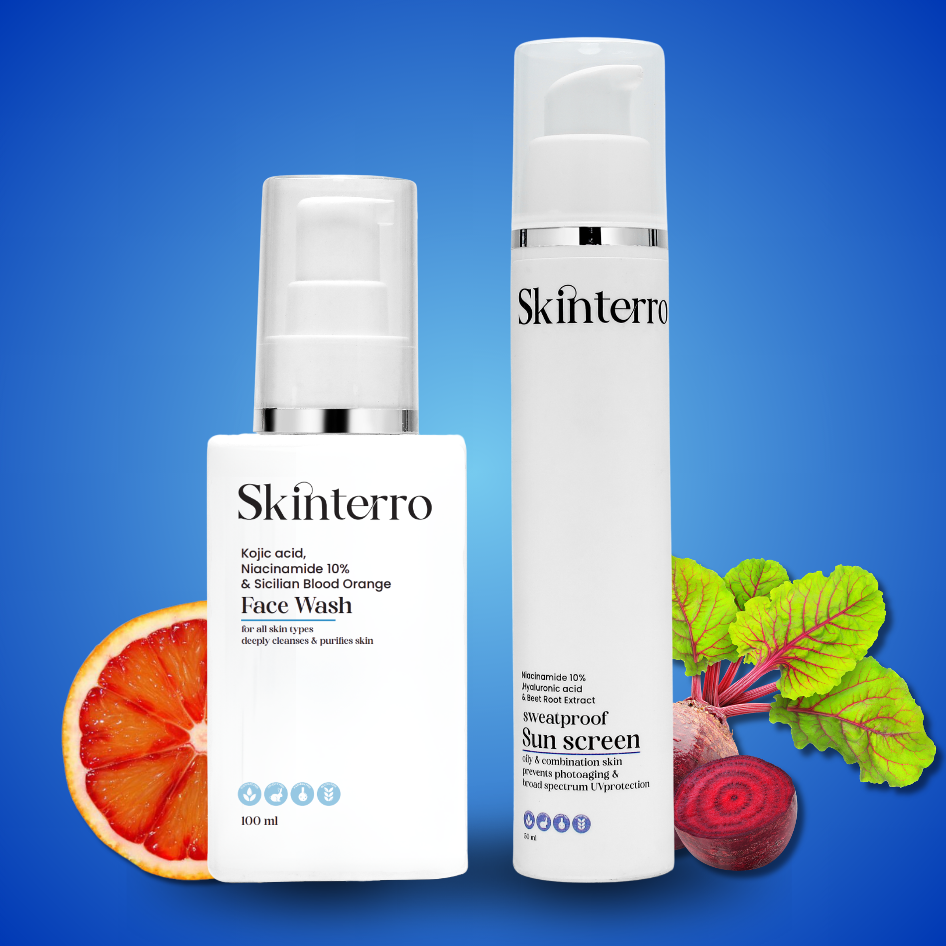 Face Wash + Sunscreen Duo Combo