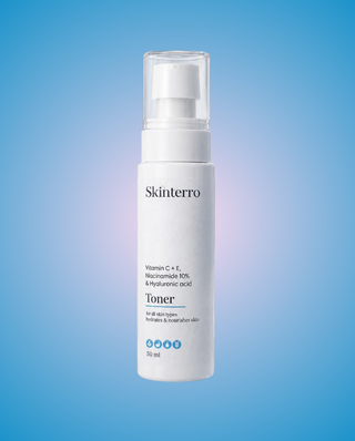 Skinterro Centella Asiatica, Niacinamide 10% & Hyaluronic Acid Toner | Hydrating & Brightening Toner | 30ml