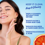 Face Wash with Kojic Acid + Niacinamide 10% + Sicilian Blood Orange