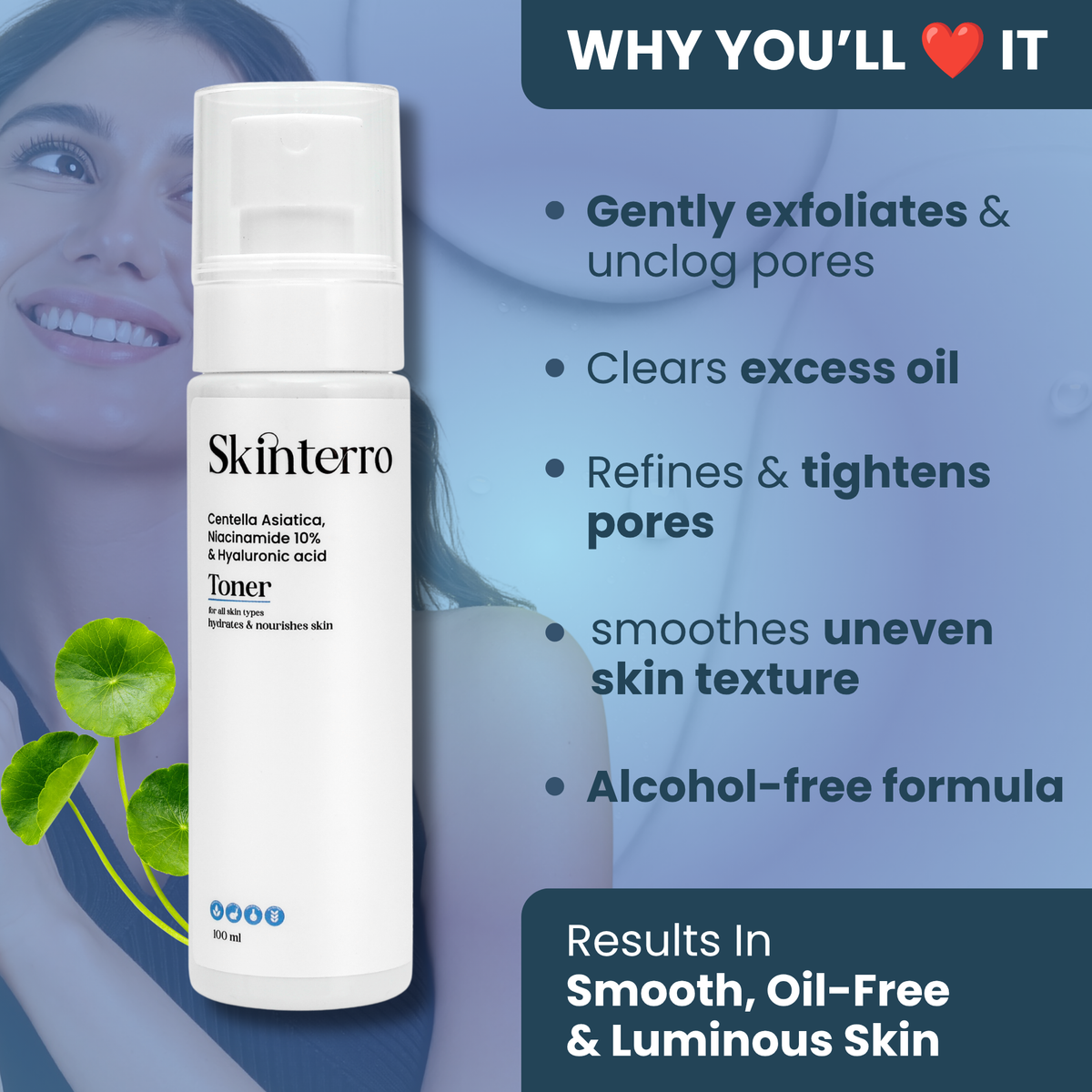 Facewash, Moisturizer & Toner Trio Combo