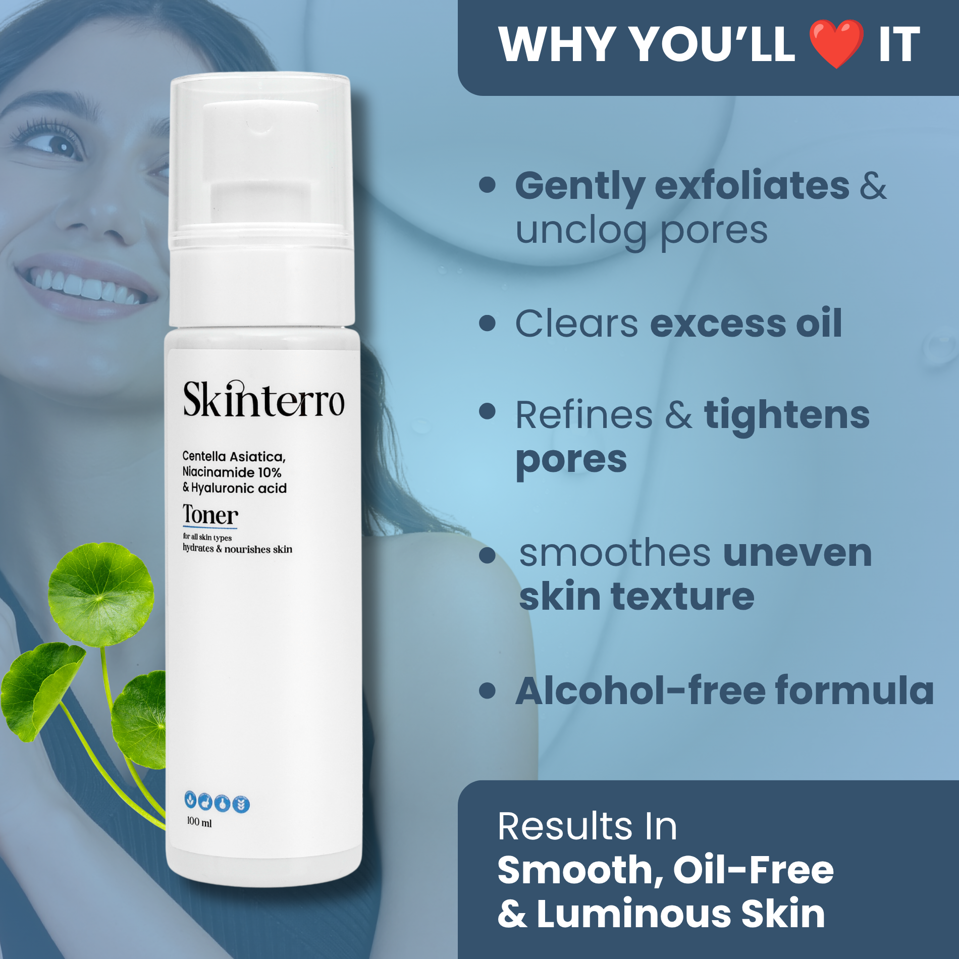 Facewash, Serum & Toner Trio Combo