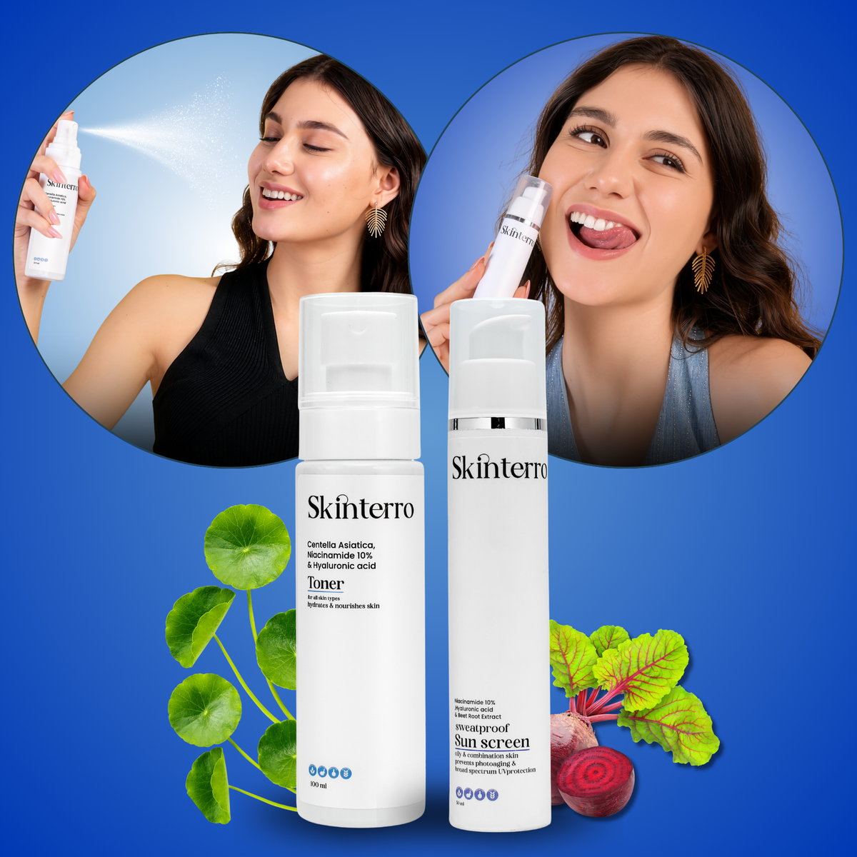 Toner + Sunscreen Duo Combo