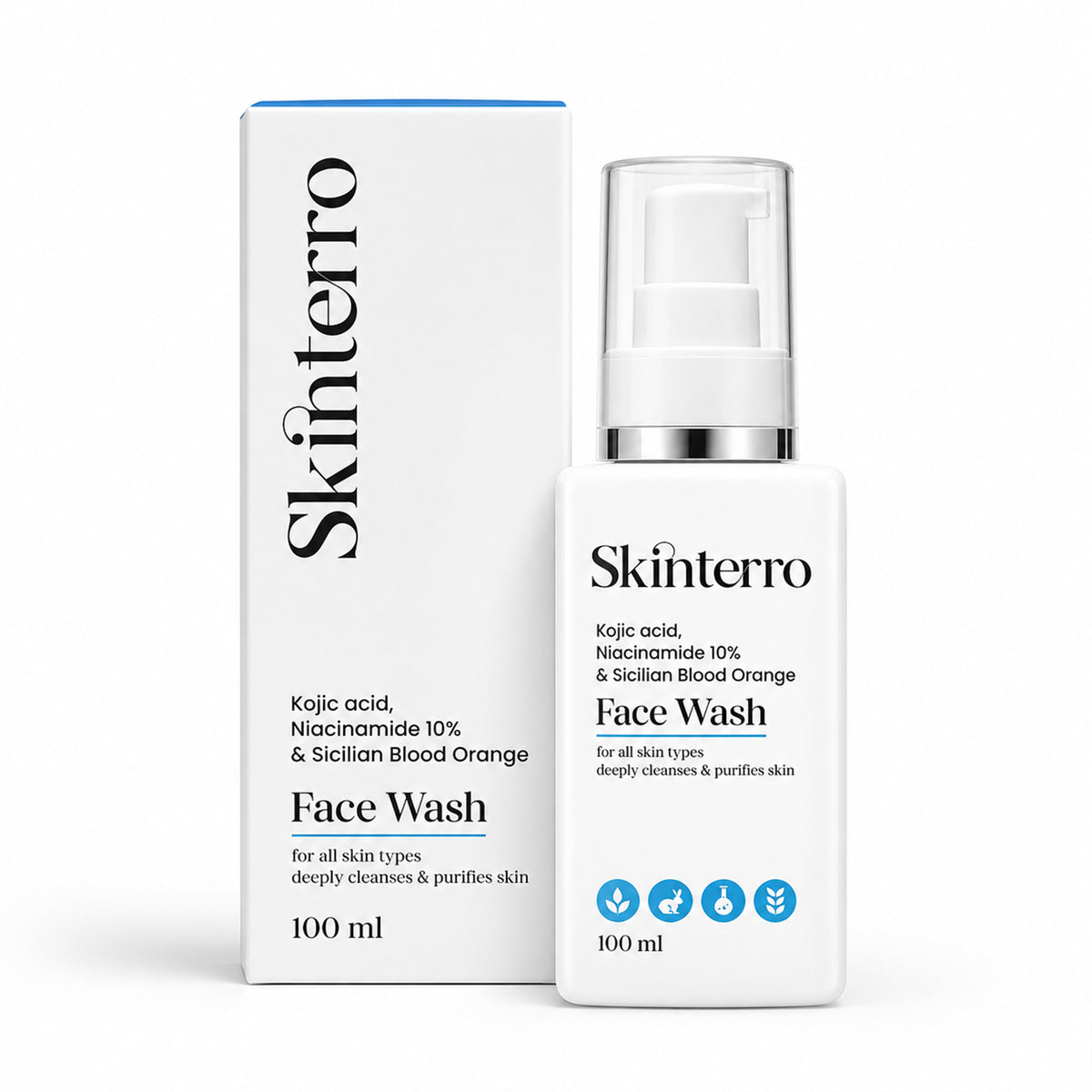 Face Wash with Kojic Acid + Niacinamide 10% + Sicilian Blood Orange