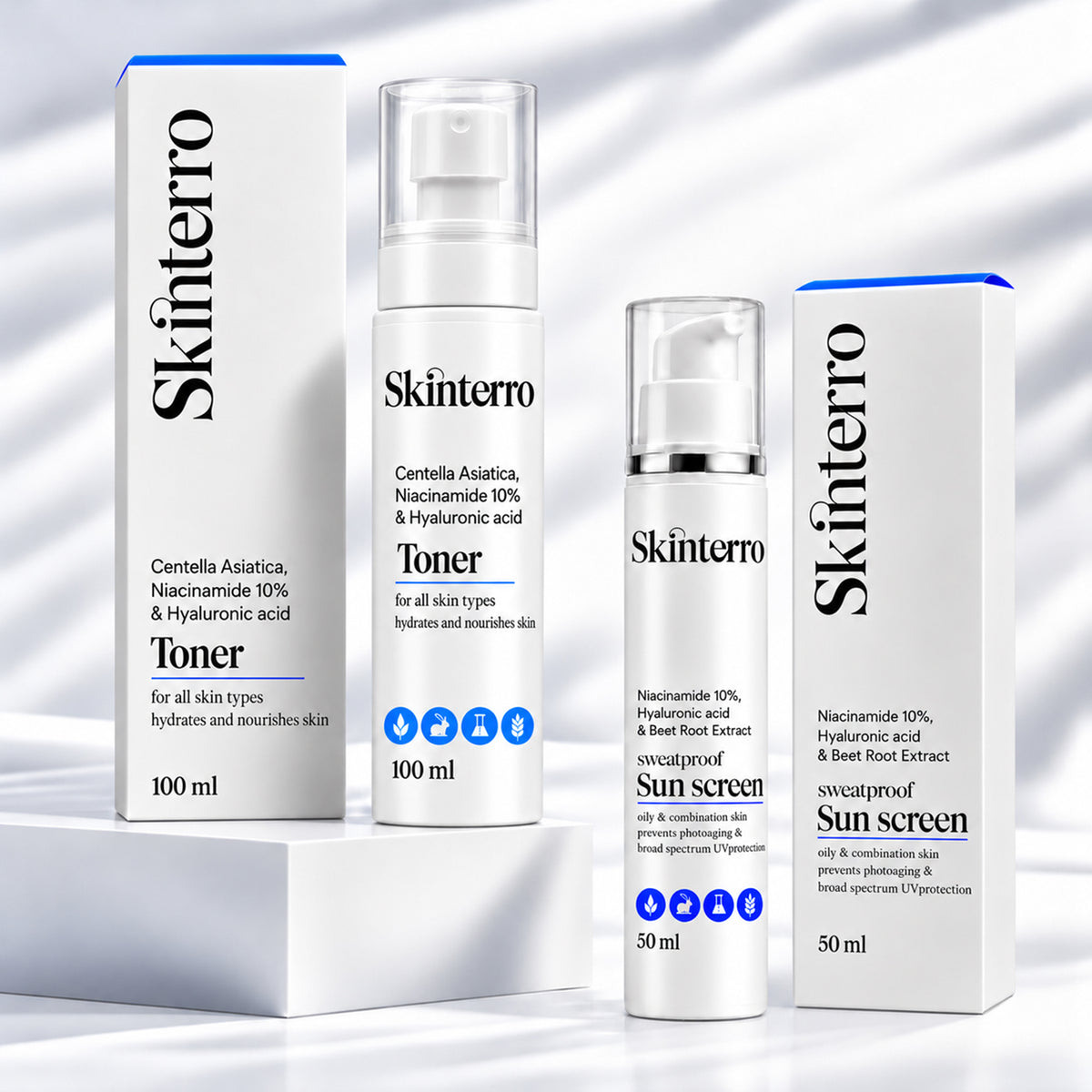 Toner + Sunscreen Duo Combo